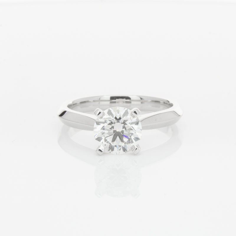 18ct White Gold 1.51ct Diamond Venetian Ring-Ring-Walker & Hall