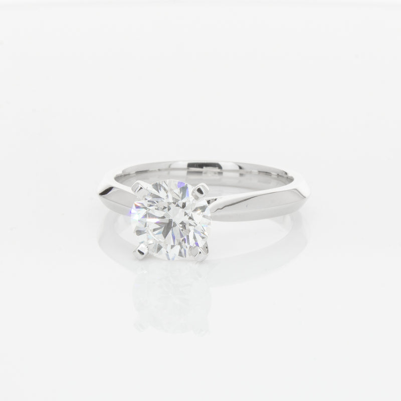 18ct White Gold 1.51ct Diamond Venetian Ring-Ring-Walker & Hall