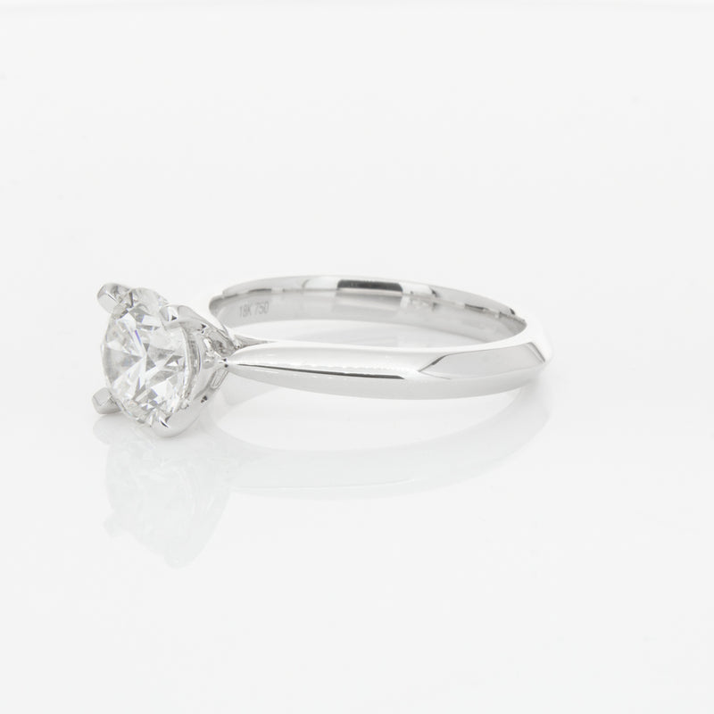 18ct White Gold 1.51ct Diamond Venetian Ring-Ring-Walker & Hall