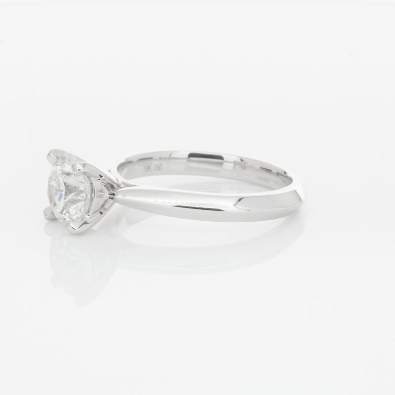 18ct White Gold 1.51ct Diamond Venetian Ring-Ring-Walker & Hall