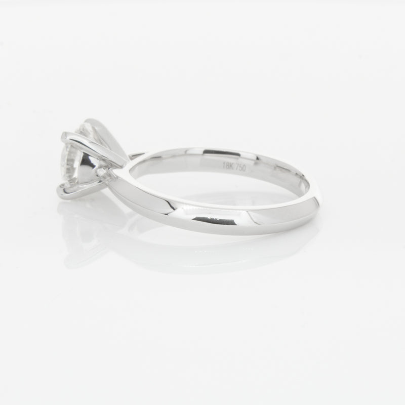 18ct White Gold 1.51ct Diamond Venetian Ring-Ring-Walker & Hall