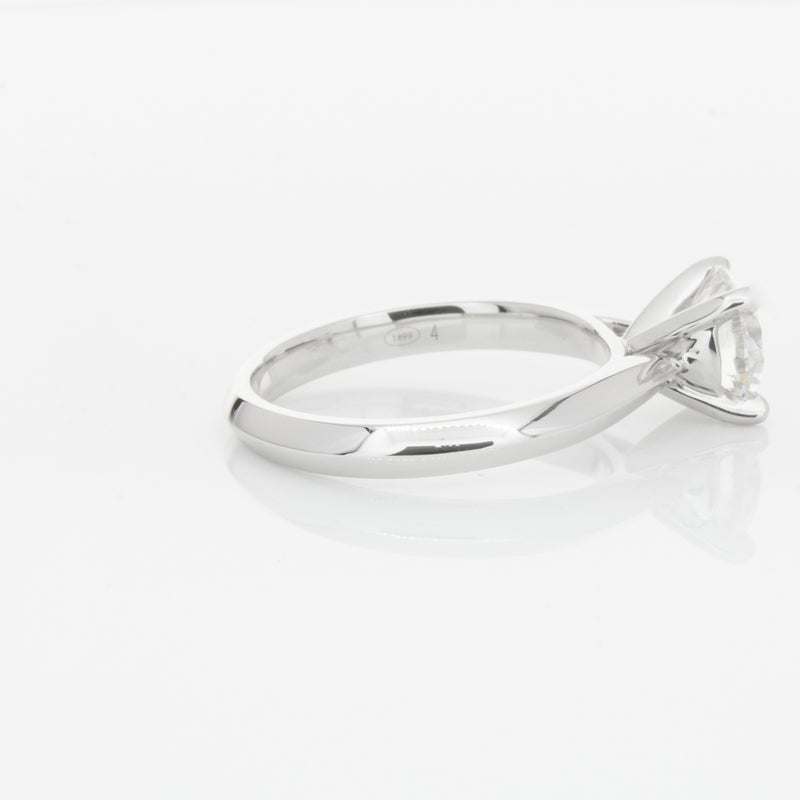 18ct White Gold 1.51ct Diamond Venetian Ring-Ring-Walker & Hall