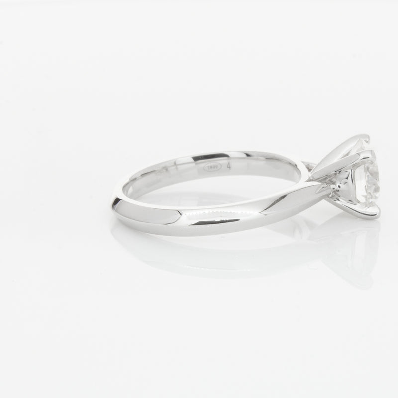 18ct White Gold 1.51ct Diamond Venetian Ring-Ring-Walker & Hall