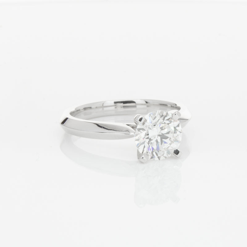 18ct White Gold 1.51ct Diamond Venetian Ring-Ring-Walker & Hall