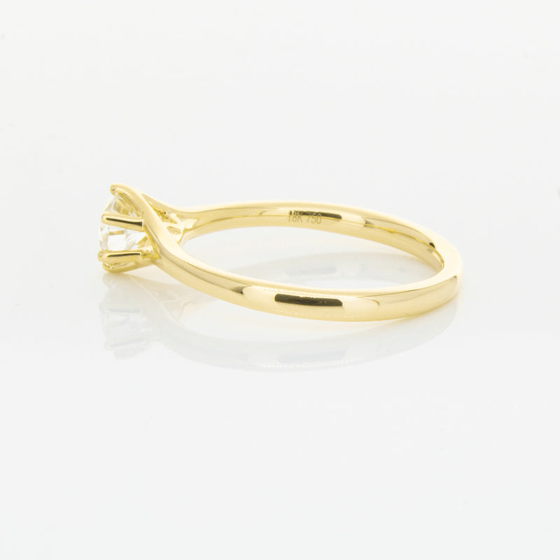 18ct Yellow Gold .48ct Diamond Grace Ring-Ring-Walker & Hall