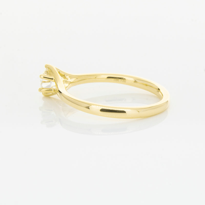 18ct Yellow Gold .48ct Diamond Grace Ring-Ring-Walker & Hall