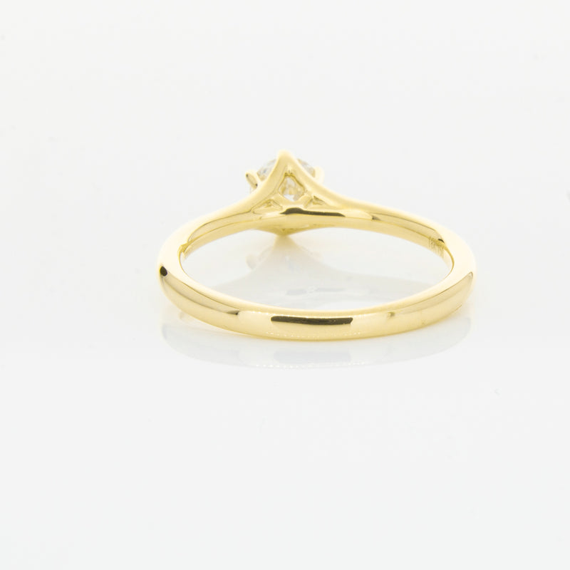 18ct Yellow Gold .48ct Diamond Grace Ring-Ring-Walker & Hall