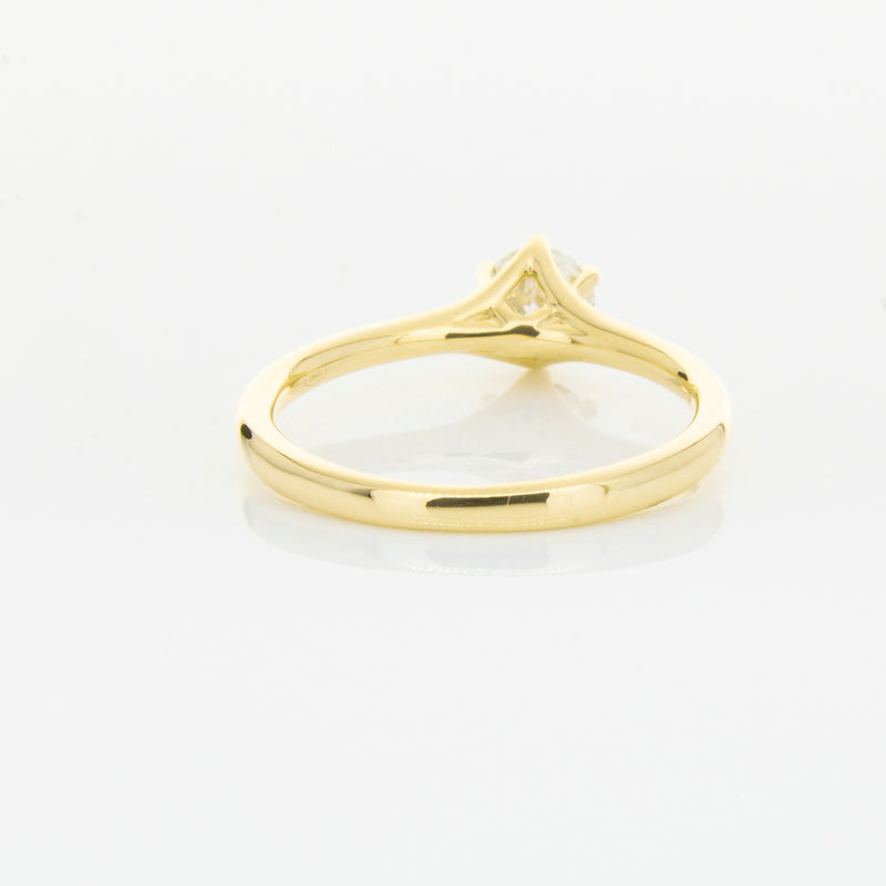 18ct Yellow Gold .48ct Diamond Grace Ring-Ring-Walker & Hall