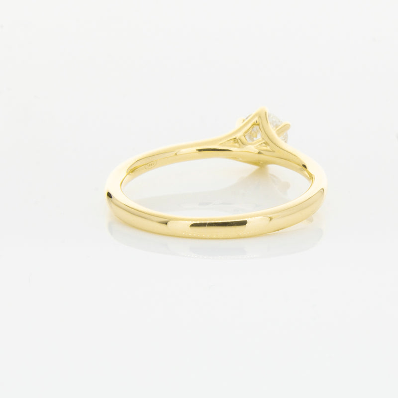 18ct Yellow Gold .48ct Diamond Grace Ring-Ring-Walker & Hall