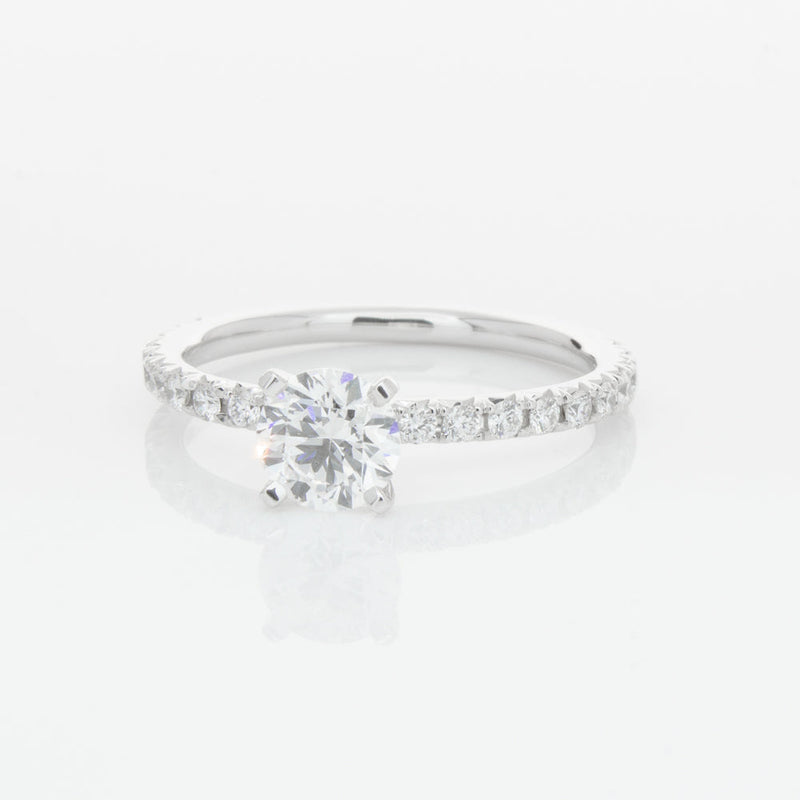 18ct White Gold .70ct Diamond Comet Ring-Ring-Walker & Hall