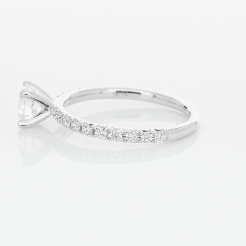 18ct White Gold .70ct Diamond Comet Ring-Ring-Walker & Hall