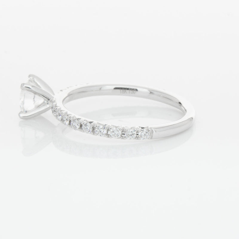 18ct White Gold .70ct Diamond Comet Ring-Ring-Walker & Hall