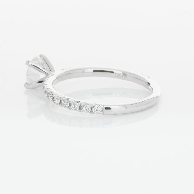 18ct White Gold .70ct Diamond Comet Ring-Ring-Walker & Hall