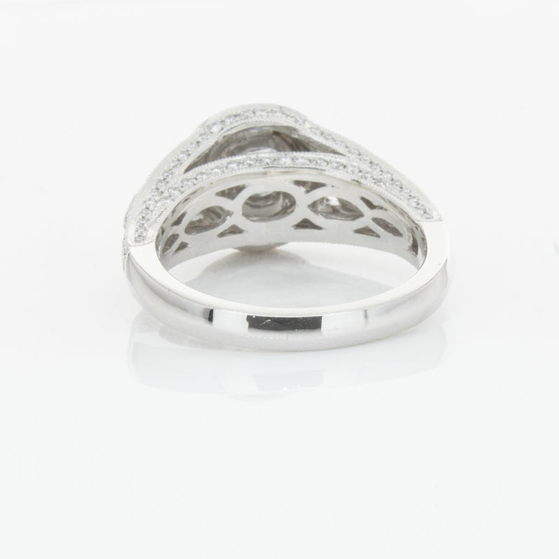 18ct White Gold Yellow Diamond Ring-Ring-Walker & Hall