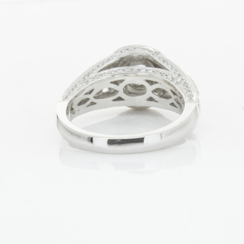 18ct White Gold Yellow Diamond Ring-Ring-Walker & Hall