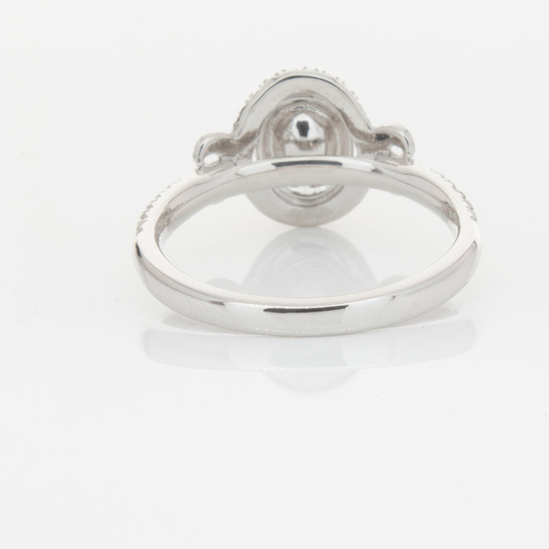 18ct White Gold Pink & White Diamond Ring-Ring-Walker & Hall