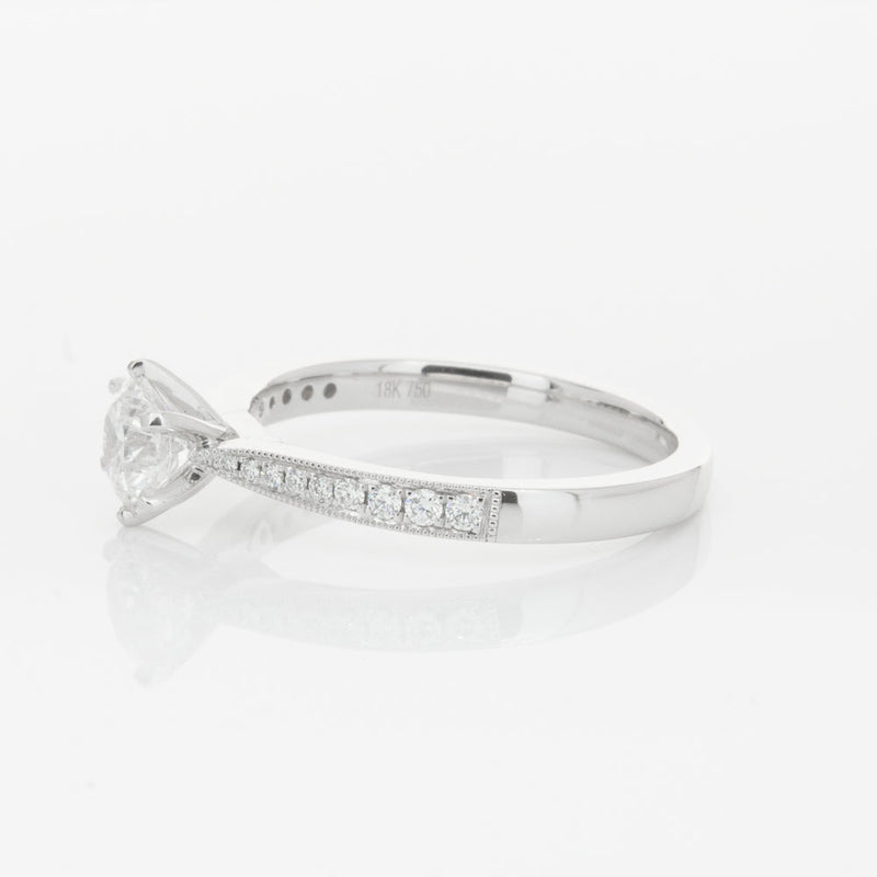 18ct White Gold .70ct Diamond Zenith Ring-Ring-Walker & Hall