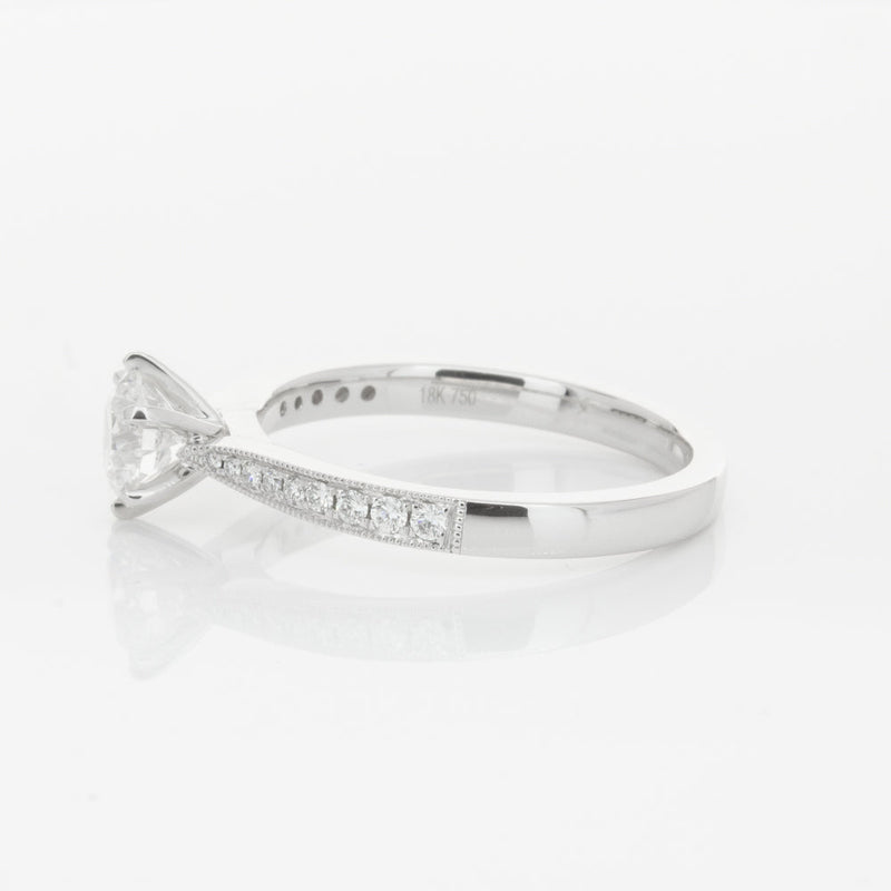 18ct White Gold .70ct Diamond Zenith Ring-Ring-Walker & Hall