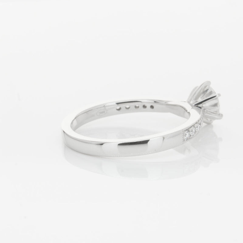 18ct White Gold .70ct Diamond Zenith Ring-Ring-Walker & Hall