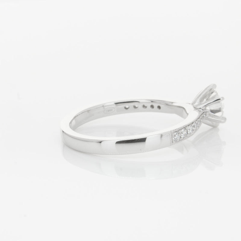 18ct White Gold .70ct Diamond Zenith Ring-Ring-Walker & Hall