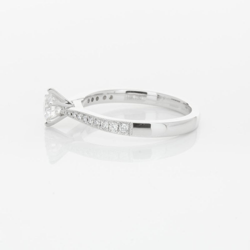 18ct White Gold .40ct Diamond Zenith Ring-Ring-Walker & Hall