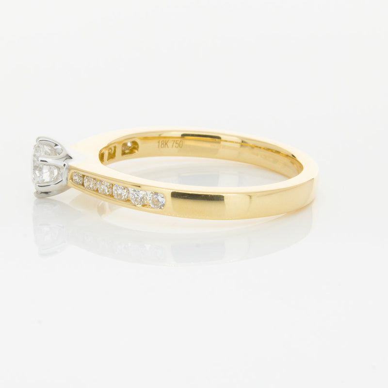 18ct Yellow Gold .30ct Diamond Avalon Ring-Ring-Walker & Hall
