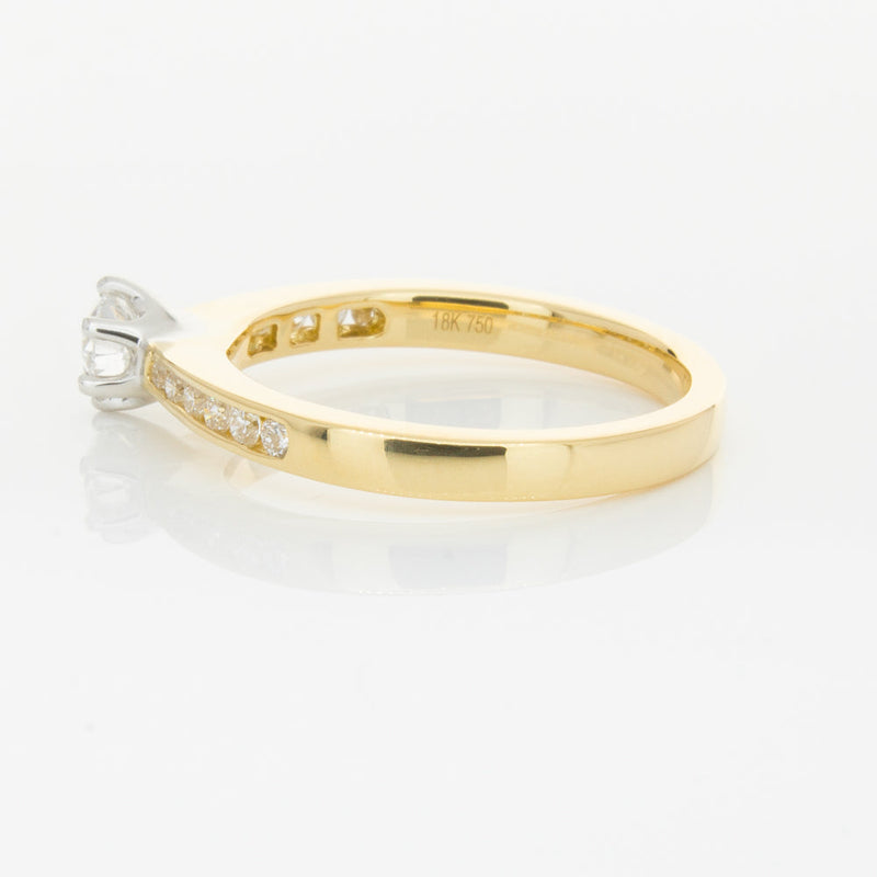 18ct Yellow Gold .30ct Diamond Avalon Ring-Ring-Walker & Hall
