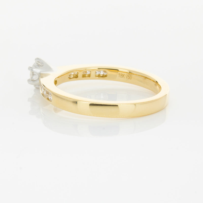 18ct Yellow Gold .30ct Diamond Avalon Ring-Ring-Walker & Hall