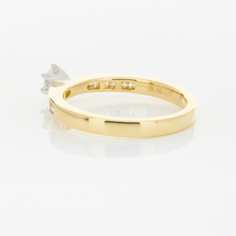 18ct Yellow Gold .30ct Diamond Avalon Ring-Ring-Walker & Hall
