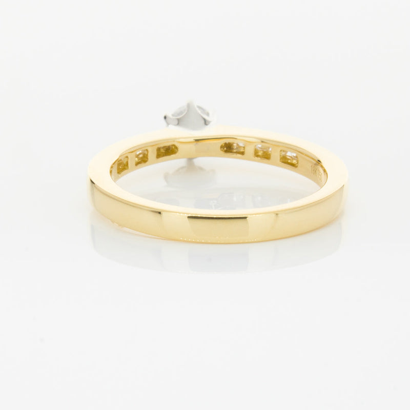 18ct Yellow Gold .30ct Diamond Avalon Ring-Ring-Walker & Hall