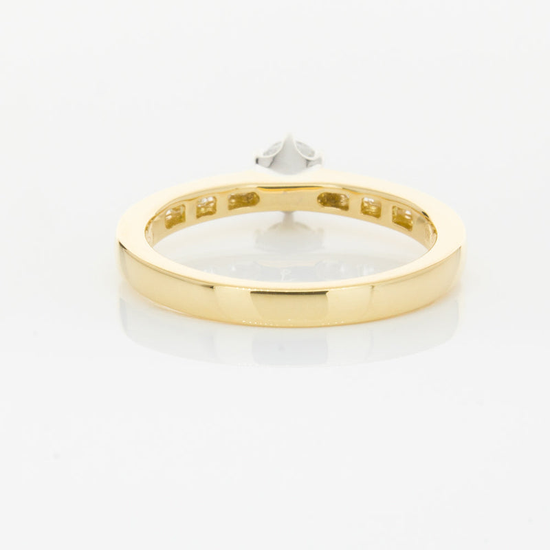 18ct Yellow Gold .30ct Diamond Avalon Ring-Ring-Walker & Hall