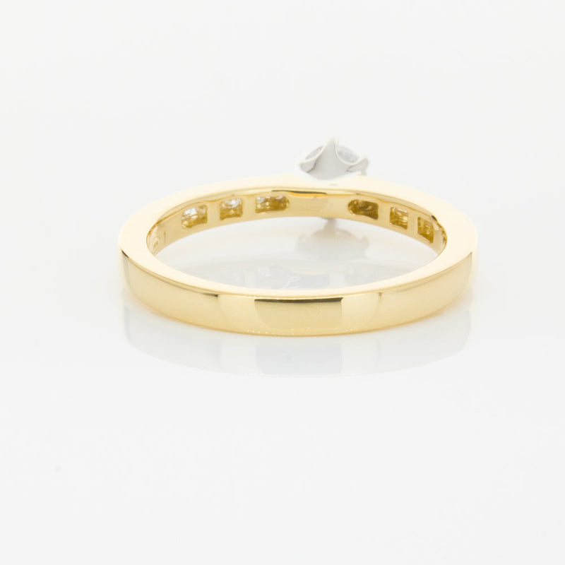 18ct Yellow Gold .30ct Diamond Avalon Ring-Ring-Walker & Hall