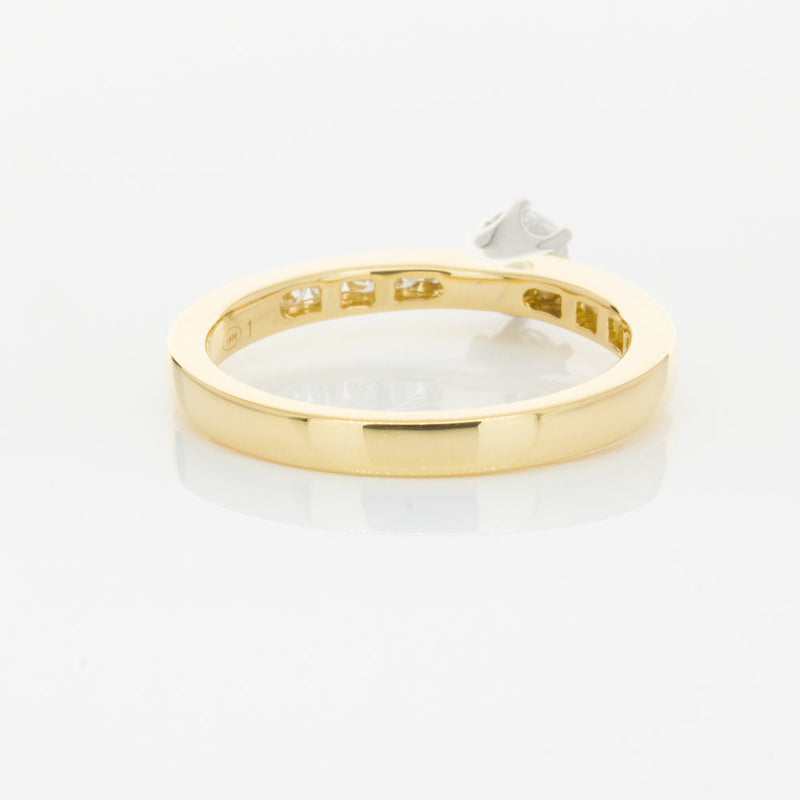 18ct Yellow Gold .30ct Diamond Avalon Ring-Ring-Walker & Hall