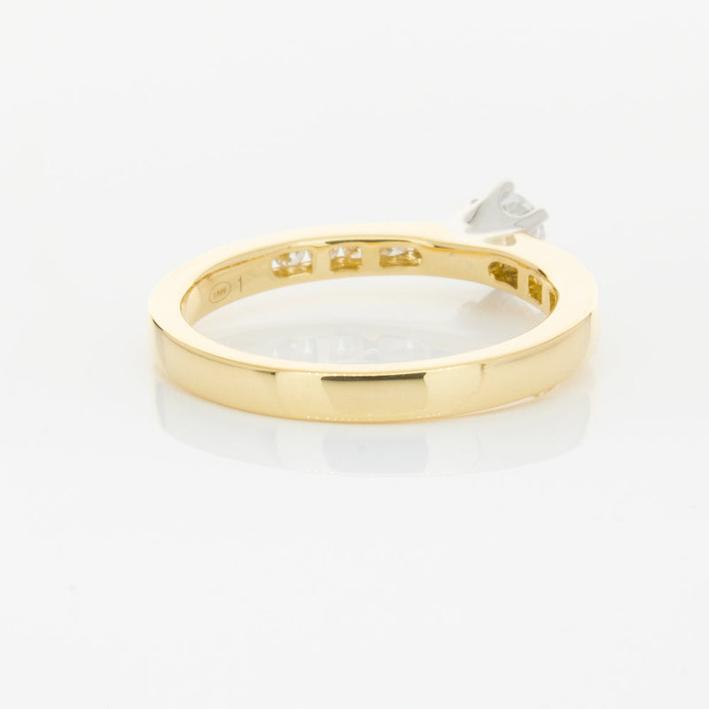 18ct Yellow Gold .30ct Diamond Avalon Ring-Ring-Walker & Hall