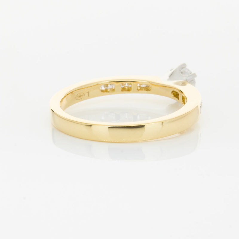 18ct Yellow Gold .30ct Diamond Avalon Ring-Ring-Walker & Hall