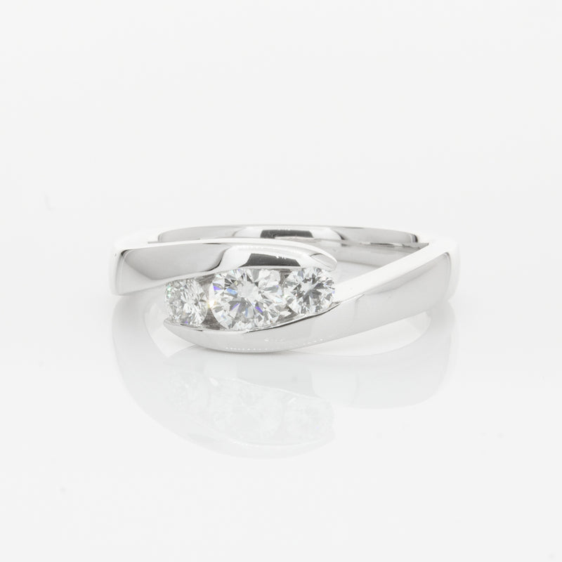 Platinum Diamond Equinox Ring-Ring-Walker & Hall