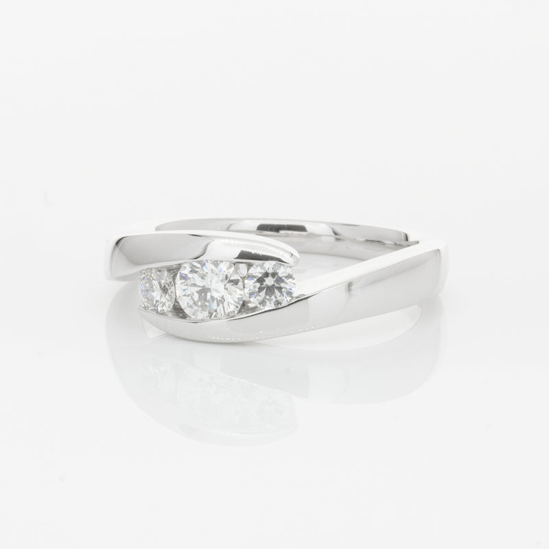 Platinum Diamond Equinox Ring-Ring-Walker & Hall