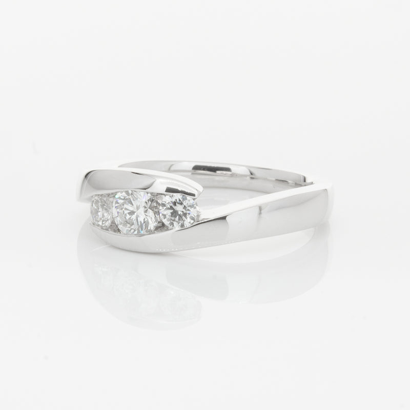 Platinum Diamond Equinox Ring-Ring-Walker & Hall