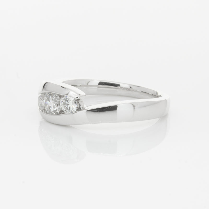 Platinum Diamond Equinox Ring-Ring-Walker & Hall