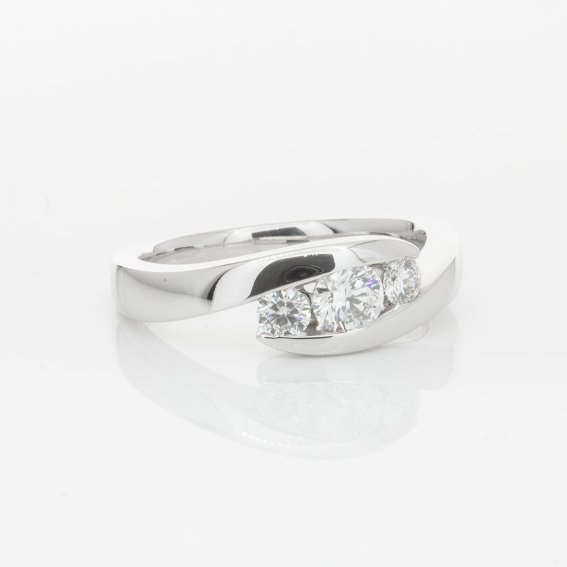 Platinum Diamond Equinox Ring-Ring-Walker & Hall