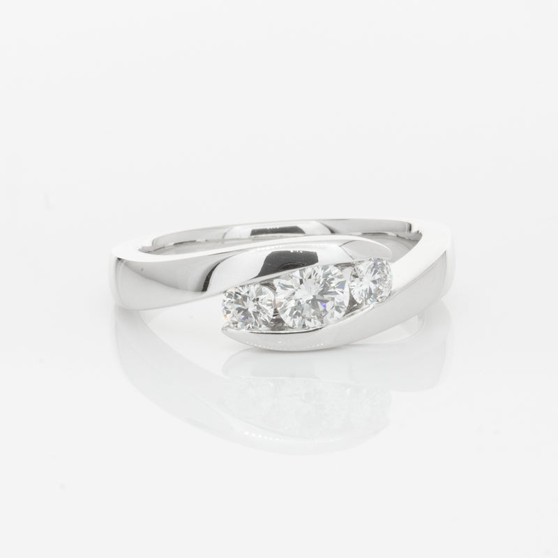 Platinum Diamond Equinox Ring-Ring-Walker & Hall