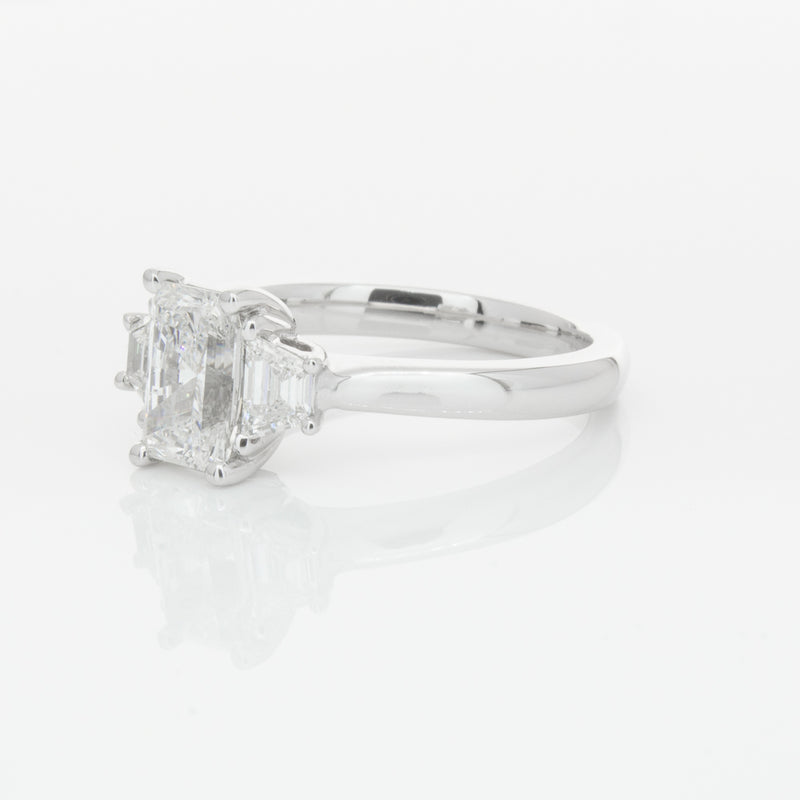 18ct White Gold Diamond Ring-Ring-Walker & Hall