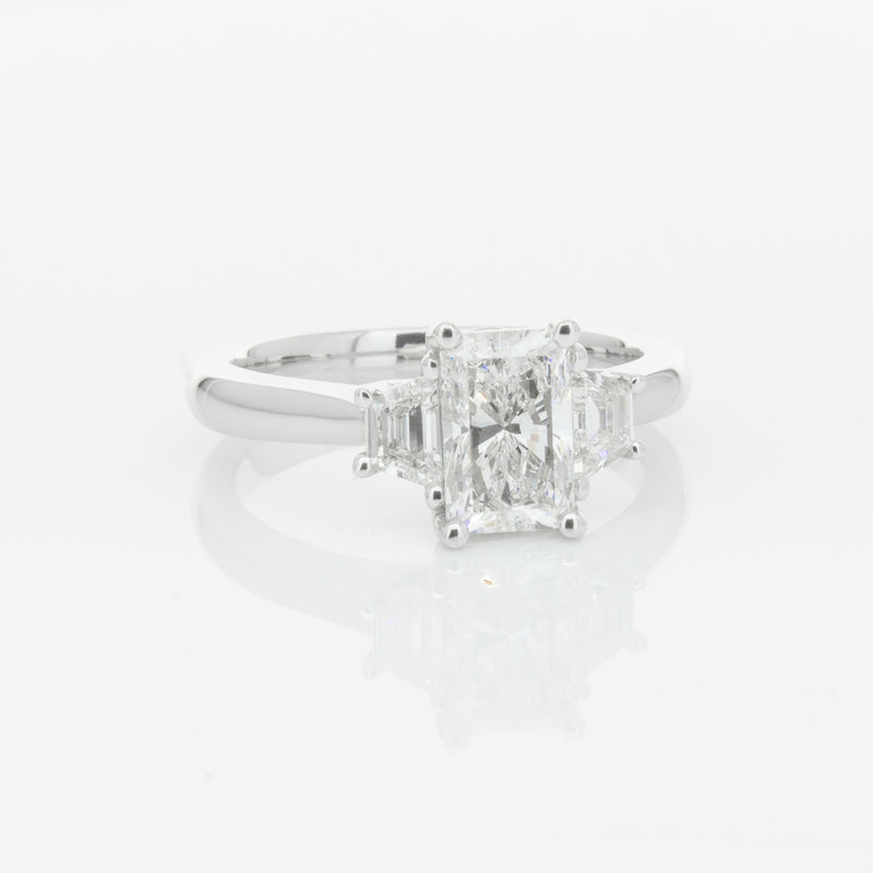 18ct White Gold Diamond Ring-Ring-Walker & Hall