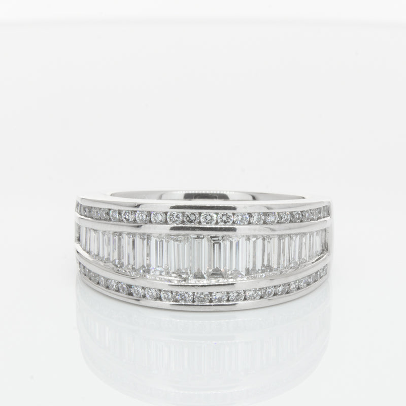 Platinum Diamond Ring-Ring-Walker & Hall