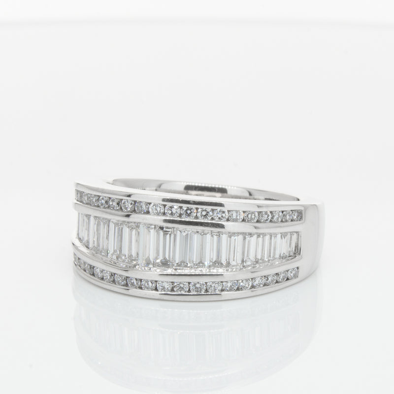 Platinum Diamond Ring-Ring-Walker & Hall