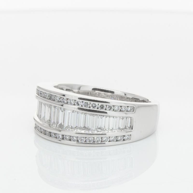 Platinum Diamond Ring-Ring-Walker & Hall