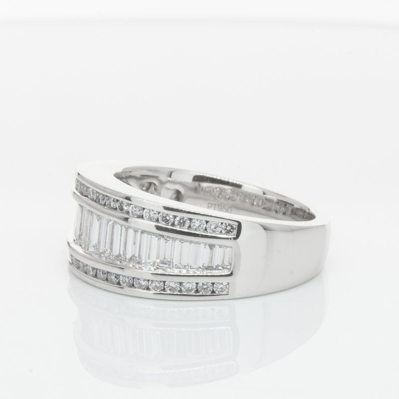 Platinum Diamond Ring-Ring-Walker & Hall