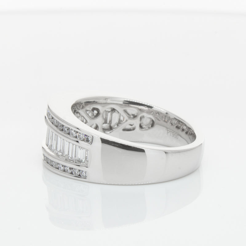 Platinum Diamond Ring-Ring-Walker & Hall