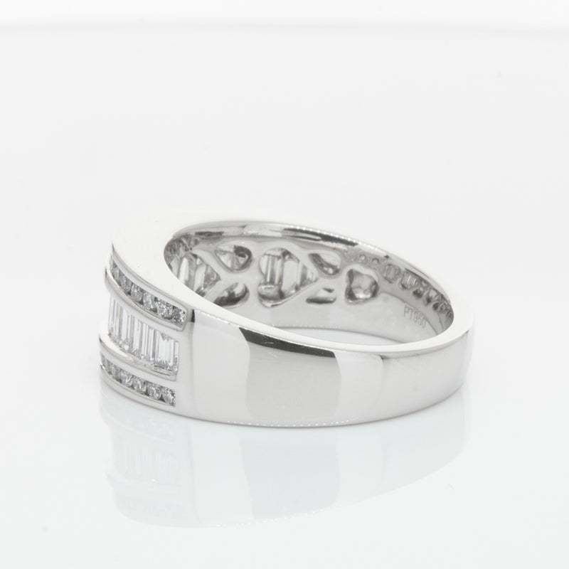 Platinum Diamond Ring-Ring-Walker & Hall