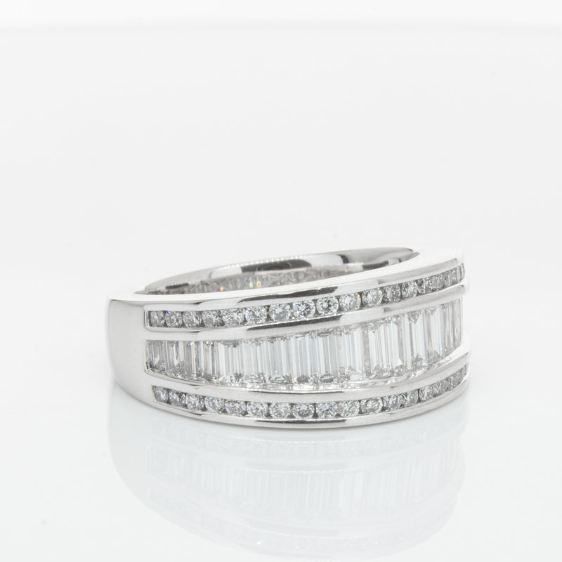 Platinum Diamond Ring-Ring-Walker & Hall